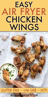 Crispy Easy Air Fryer Chicken Wings With Garlic Parmesan Are A Family Friendly Cr In 2020 Air Fryer Recipes Healthy Air Fryer Dinner Recipes Air Fryer Recipes Chicken