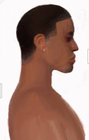 Evans in black fade with yellow to amber transition