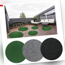 Kunstrasen im hornbach onlineshop & im markt: Kunstrasen Rund Grun Grau Outdoor Teppich Rasenteppich Noppen Balkon Terrasse Forlife24 Com