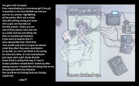 I share with you the best analysis I ever saw on why Shinjis masturbating  to Asuka deserve respect! uIge77, what a man you are, as a reward-! :  revangelionmemes