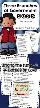 Three Branches Of Government Song Branches Of Government Teaching Government Third Grade Social Studies