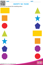 Colourful kids spaces don't only look great, but can assist in learning and behaviour, too. Identify Colors Color Worksheets Worksheets Nursery Worksheets