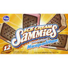 Kroger® chocolate chip snowboard sandwiches. Kroger Ice Cream Sandwiches Neapolitan 12 Each Instacart