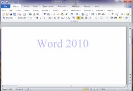 Microsoft word 2010