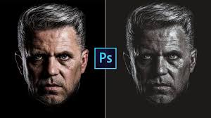 Black And White Portrait Photoshop Photoshop Cc Tutorial Dramatic Black And White Portrait Photoshop Portrait Tutorial Black And White Portraits Portrait Tutorial