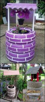 Beautiful And Simple Diy Garden Decoration Ideas For A Small Budget You Need Beautiful Budget Deco In 2020 Tyres Recycle Diy Garden Projects Vintage Garden Decor