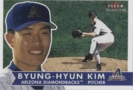 BYUNG-HYUN KIM 2001 Keebler Arizona Diamondbacks #59 Promo WORLD SERIES  AA47
