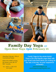 Family Day Yoga Open Door Yoga