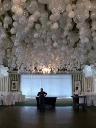 Ceiling Full Of Balloons Wedding Wedding Decorations Balloons