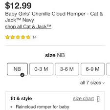 Cat And Jack Rain Cloud Romper