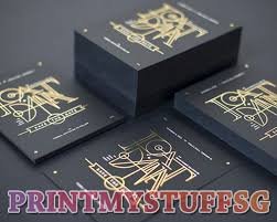 Unbeatable quality using 400gsm stock! Cheapest Business Card Printing Tampines Printing Shop In 2020 Foil Stamped Business Cards Cheap Business Cards Business Cards Creative