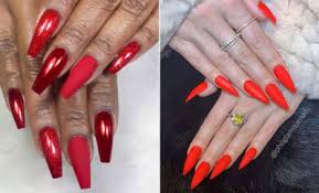 Well you're in luck, because. 43 Best Red Acrylic Nail Designs Of 2020 Stayglam