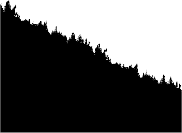 Find the perfect tree line silhouette stock photo. Forest Treeline Silhouette 2 Openclipart