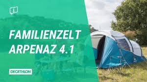 Decathlon hat 2021 wieder einiges an wanderausrüstung im angebot, darunter diese fünf highlights für damen. Zelt Arpenaz Family 4 1 Familienzelt Von Decathlon Youtube