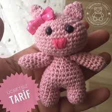 Amigurumi Turkiye Kedi Anahtarlik Tarifi