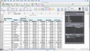 changing the pivottable layout