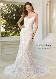Sophia Tolli Charlee Fitted Wedding Dress Trendy Wedding Dresses Fit And Flare Wedding Dress