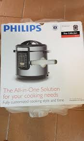 Comfee' rice cooker, slow cooker, steamer, stewpot, saute all in one (12 digital cooking programs) multi cooker (5.2qt ) large the philips multicooker has a detachable lid that can be completely removed for searing and sautéing. Philips All In One Cooker Home Appliances Kitchenware On Carousell