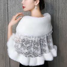 Braut schal loop in pastellviolett zum brautkleid braut. Frauen Winter Hochzeitskleid Schal Stola Plusch Pimpanty