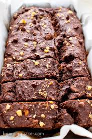 Vegan Chocolate Banana Nut Bread V Gf A One Bowl Recipe For Rich Moist And Chocolatey Gluten Free Banana Bread Healthy Chocolate Desserts Banana Nut Bread