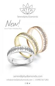 Sound Pattern Wedding Ring Personalised Sound Pattern Ring In 2020 Engraved Wedding Rings Wedding Rings Cute Rings