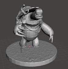 inspired from kung fu panda movies and series the master oogway ready for  3d print 3D Принт Модель in Монстры и Существа 3DExport