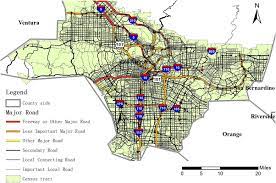 Tract Map Los Angeles The Los Angeles Census Tracts Of This Study. The Black Lines Of... |  Download Scientific Diagram