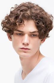 Cool hairstyles and haircuts for curly hair can feel difficult to cut and style. Middle Part Curly Hair Men Novocom Top