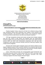 Mej jen dato' hj muhammad anwar bin abdullah. Cyber Attack On Malaysian Armed Forces Atm Website