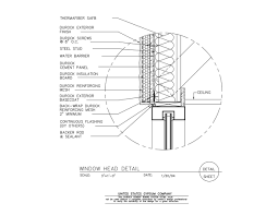 09 21 16 03 132 Durock Window Head Detail Eifs Enlarge 1200 Jpg 1200 927 Cement Panels Interior Architecture Design Detail