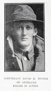 WW1 David Keith Duthie