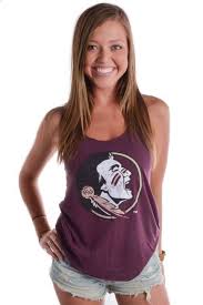 Judith March Florida State Tank Burgundy Judith March