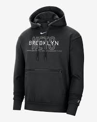 Luxurious french terry loopback hoodie. Brooklyn Nets Courtside Men S Nike Nba Pullover Hoodie Nike Id