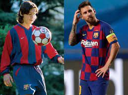 Maybe you would like to learn more about one of these? Photos Lionel Messi From Each Year Of Historic Fc Barcelona Career
