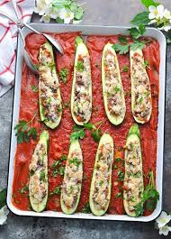 Easy Stuffed Zucchini Boats Recipe Zucchini Boats Ground Beef Recipes For Dinner Beef Recipes For Dinner