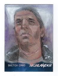 2023 Unstoppable Cards Highlander 1/1 Sketch Artist Sketch Card By Mark  Stroud