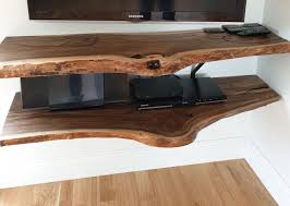 Drill bit slightly larger in diameter than the floating shelf hardware post. Wooden Shelves Made To Order