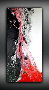 Abstract Acrylic Canvas Painting Black And White 67 Trendy Painting Ideas On Canvas Black And White Abstract Abstract Painting Acrylic Red Painting Abstract Painting