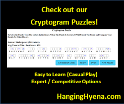 Make free and printable crossword puzzles by using templates that are available online and on your computer. Free Cryptogram Puzzles Solve Famous Quotes