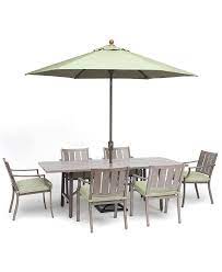 28 items starting at $1,395. Furniture Wayland Outdoor Aluminum 7 Pc Dining Set 84 X 42 Rectangle Dining Table 6 Dining Chairs With Sunbrella Cushions Created For Macy S Reviews Furniture Macy S