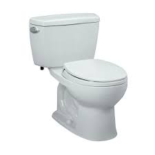 Toto Drake 2 Piece 1 6 Gpf Single Flush Round Toilet In Cotton White Cst743s 01 The Home Depot Toto Toilet Small Toilet