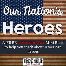 Veterans Day Mini Book Freebie Mini Books Elementary Books Military History Books