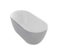When allocating space for a standard size bath you should allow a width of 750mm by a length of either 1500mm or 1650mm. Acrylic Free Standing Bath Tub Matt White Model Carrara 3 Sizes Available Gianni Costa