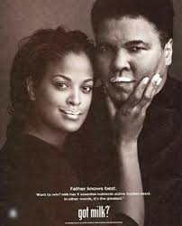 throwbackthursday 😍Of course this is my favorite milk ad of the three I  did in the past with @annieleibovitz. (Can't find the 3rd) #LailaAli  💫LailaAli.com