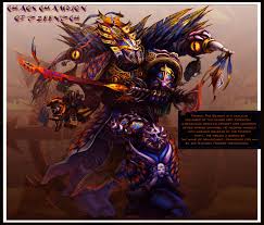 chaos champion of tzeentch by jubjubjedi on deviantart warhammer 40k artwork warhammer art warhammer