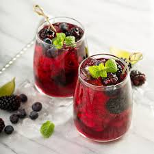 Sangria Express Aux Fruits Noirs Recette Sangria Apero Rouge Cuisine Espagnole