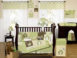 The crib skirt has a 23 inch drop, and the fitted sheet is designed to fit a standard size 28 inch x 52 inch crib mattress. Leap Frog Crib Bedding Set Only 189 99