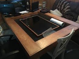 I Made A Digital Gaming Table For My D Amp D Group Quickcrafter Diy Table Top Gaming Table Diy Diy Table