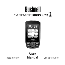Matt is the founder and editor in chief of plugged in golf. User Manual Bushnell Golf