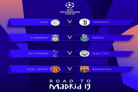 The group stage of the tournament includes eight. Uefa Champions League 2019 Quarter Finals Semi Final Draw Fixtures Schedule Out India Com